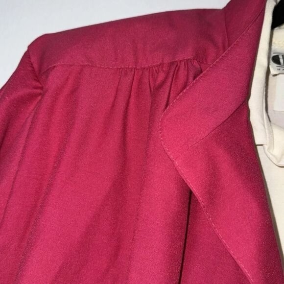 Vintage Ilse M. Womens 2-Piece Set Blazer & Dress Size 14 Pink/Gray/Cream - Picture 10 of 16